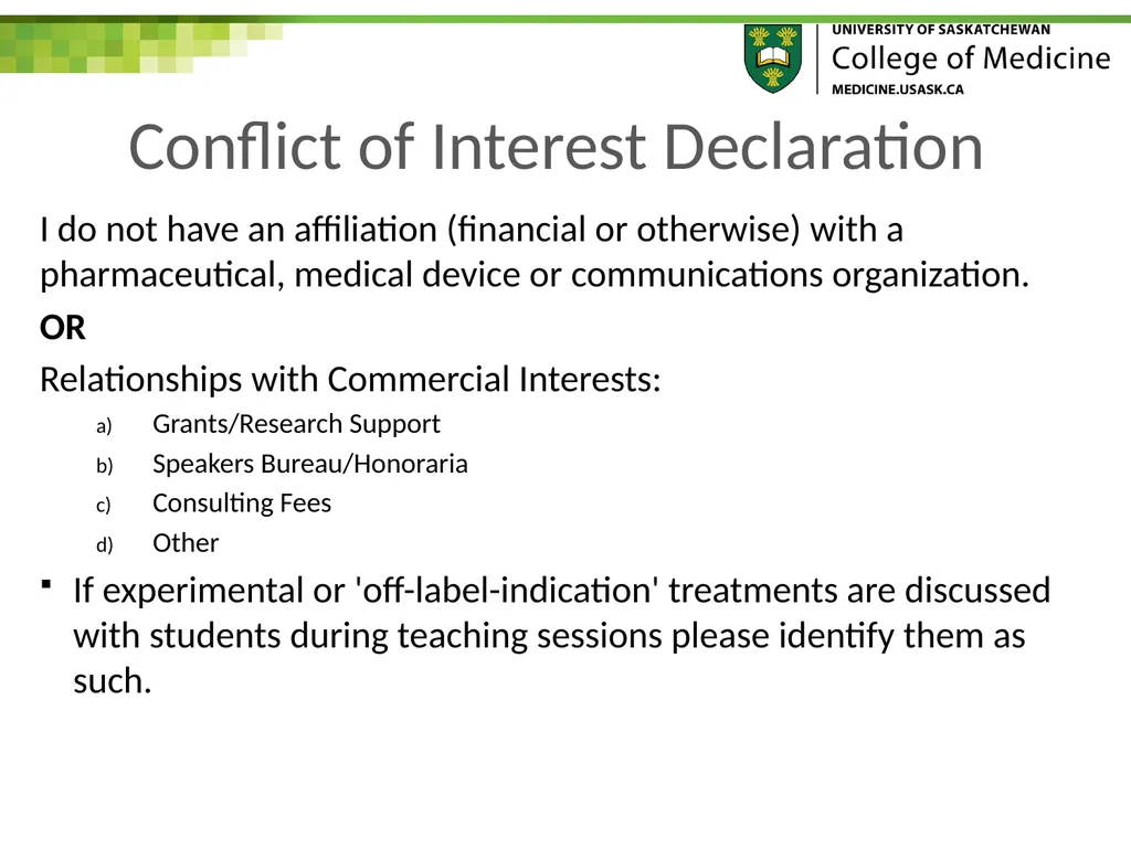 Lecture Title & Course # Presenter name; - slide 10 of 24