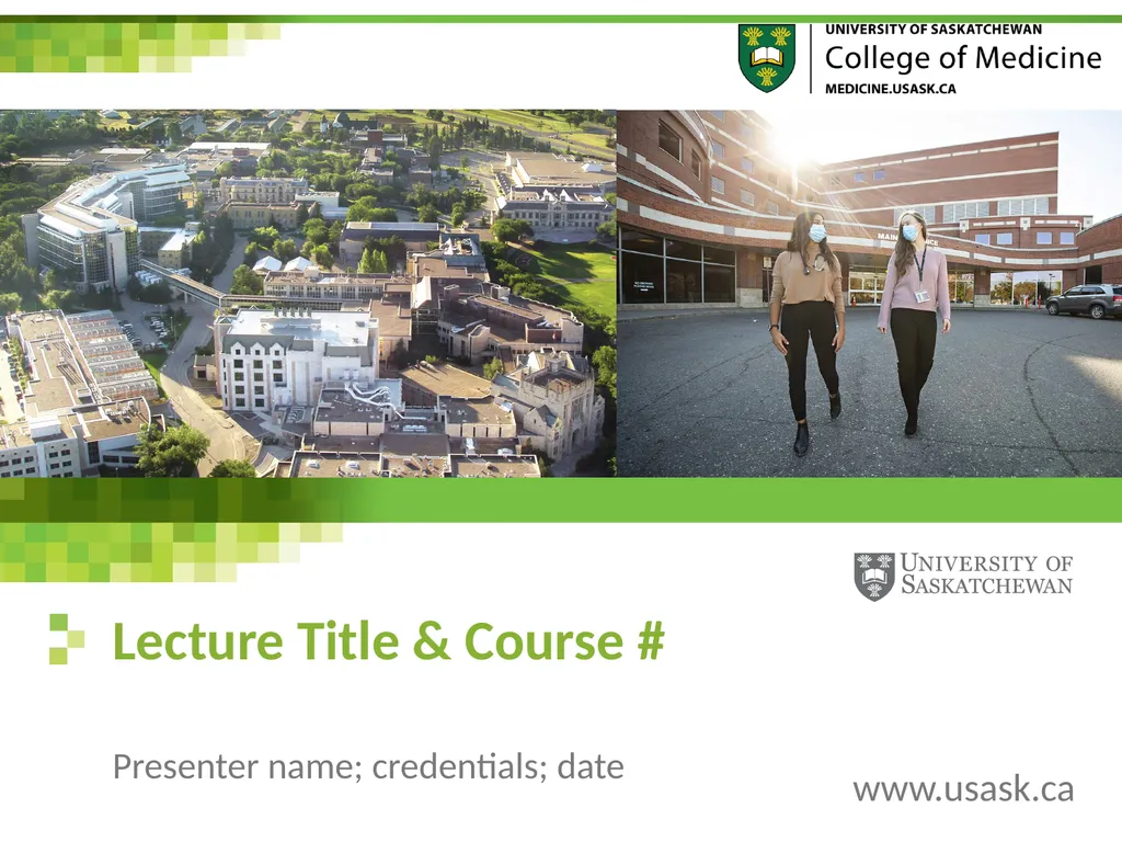 Lecture Title & Course # Presenter name; - slide 1 of 24