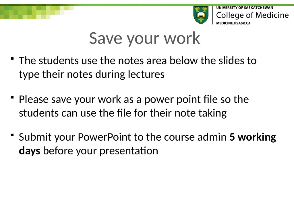 Lecture Title & Course # Presenter name; - slide 23 of 24
