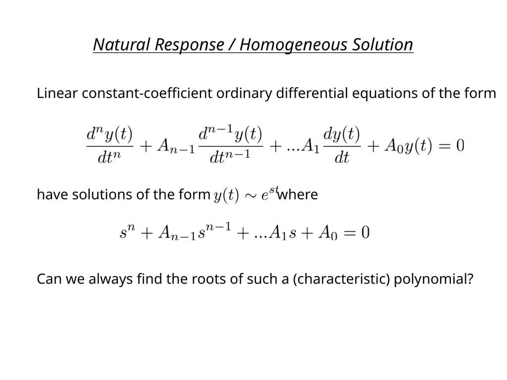 Complex Numbers and Phasors Outline Linear Systems - slide 21 of 29
