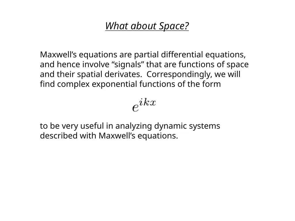 Complex Numbers and Phasors Outline Linear Systems - slide 27 of 29