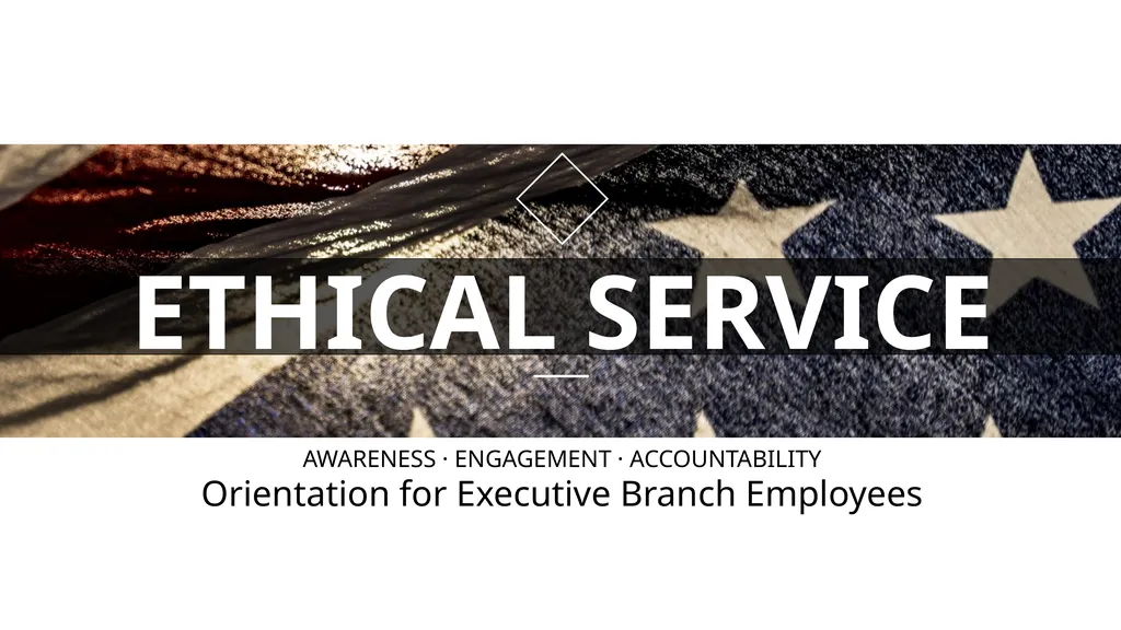 ETHICAL SERVICE AWARENESS · ENGAGEMENT · - slide 1 of 29