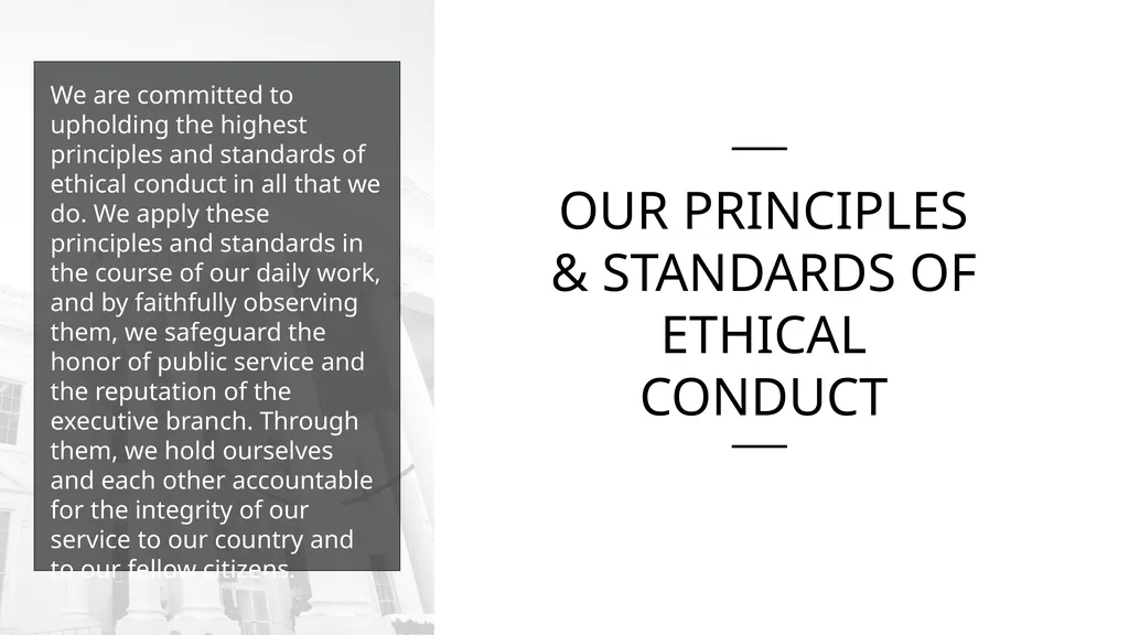 ETHICAL SERVICE AWARENESS · ENGAGEMENT · - slide 3 of 29