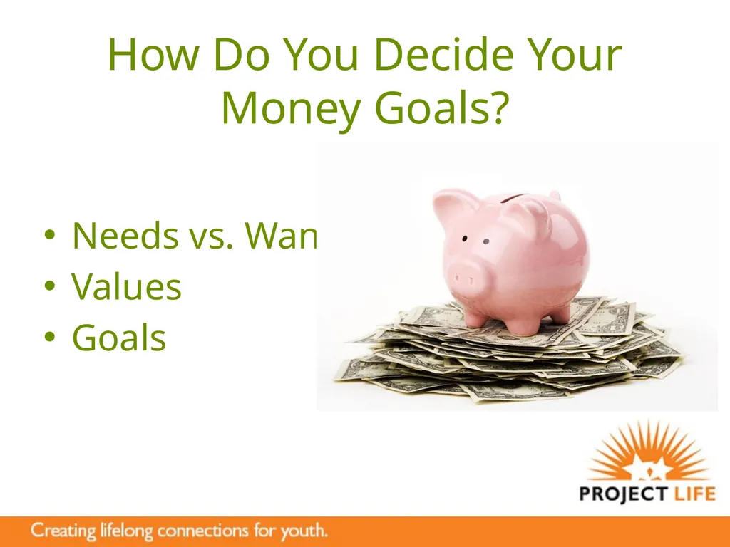 Good Sense: Money Management Learning Objectives - slide 3 of 16