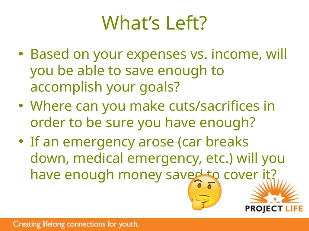 Good Sense: Money Management Learning Objectives - slide 15 of 16