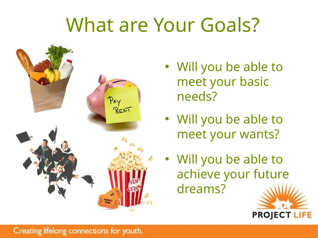 Good Sense: Money Management Learning Objectives - slide 7 of 16