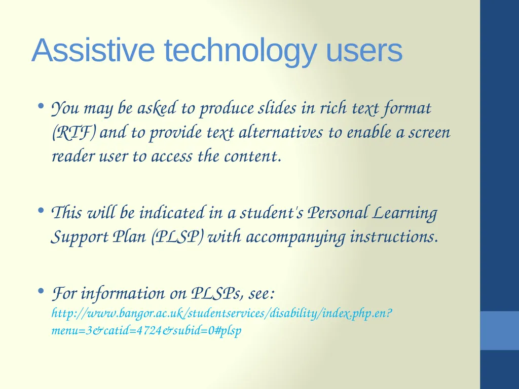 Good practice for PowerPoint presentations All you - slide 11 of 12