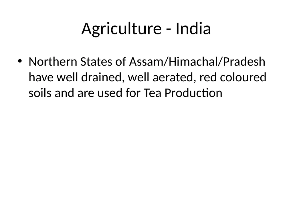 REGIONAL GEOGRAPHY Exam Topics Related to India - slide 19 of 34