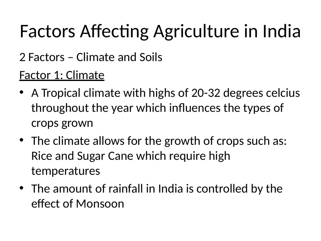 REGIONAL GEOGRAPHY Exam Topics Related to India - slide 15 of 34