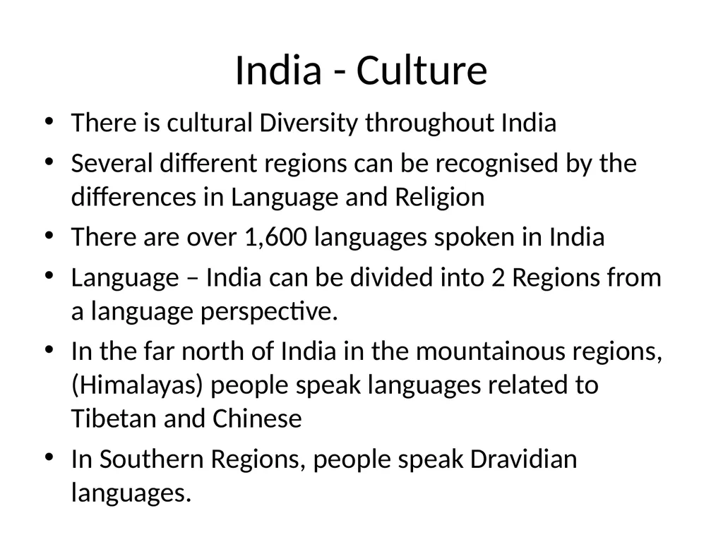 REGIONAL GEOGRAPHY Exam Topics Related to India - slide 4 of 34