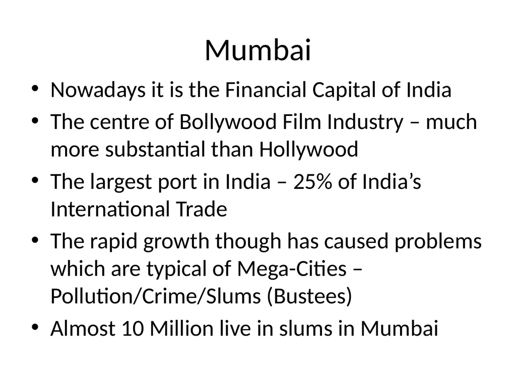 REGIONAL GEOGRAPHY Exam Topics Related to India - slide 11 of 34