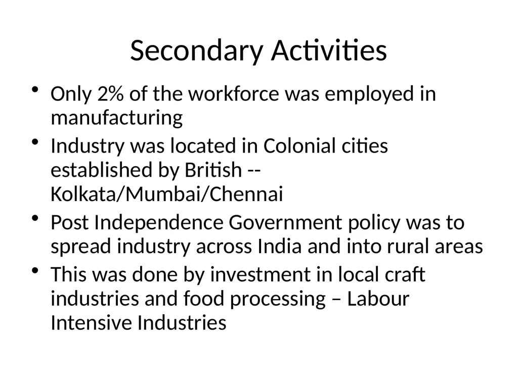 REGIONAL GEOGRAPHY Exam Topics Related to India - slide 21 of 34
