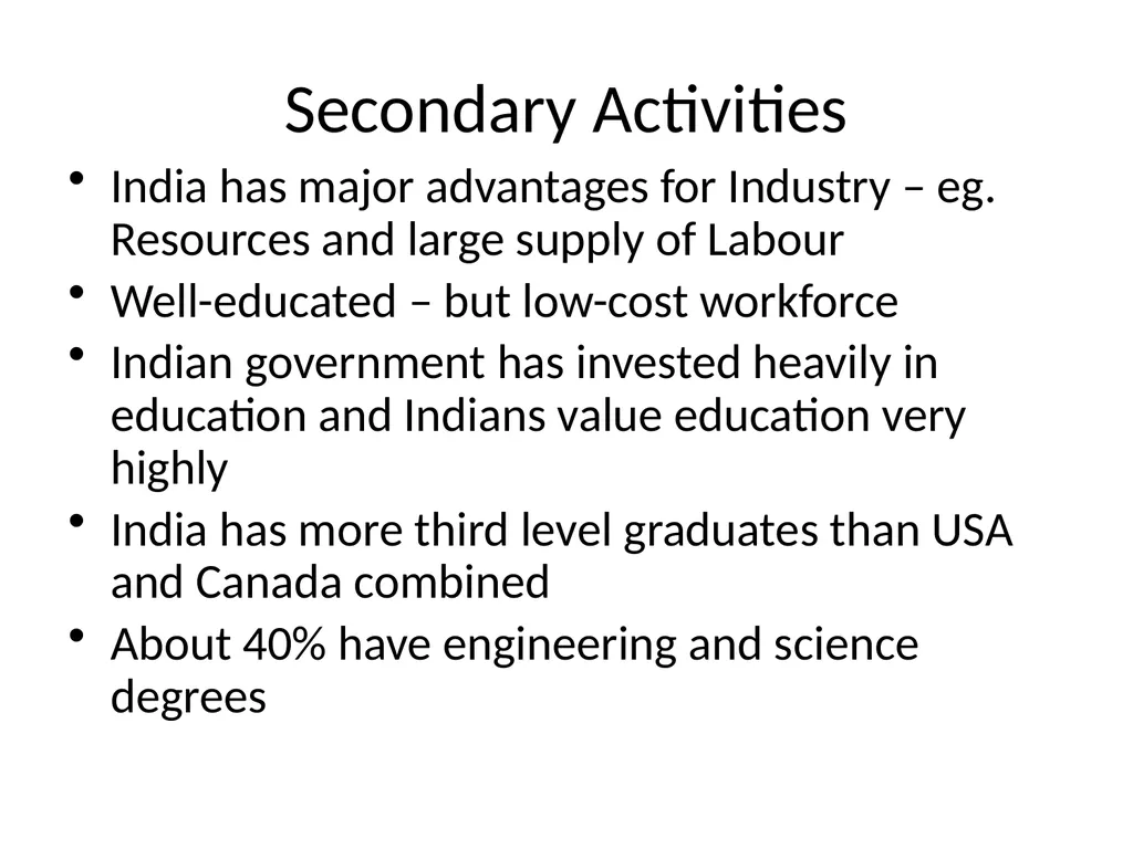 REGIONAL GEOGRAPHY Exam Topics Related to India - slide 23 of 34