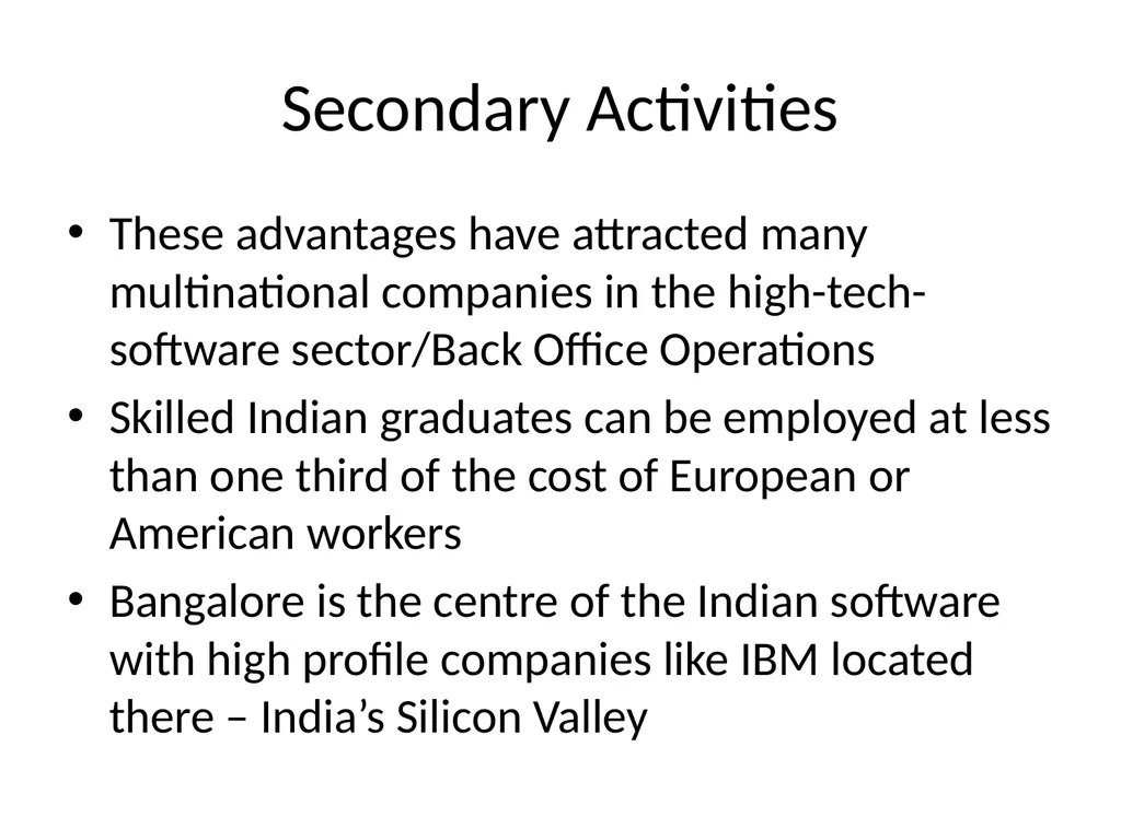 REGIONAL GEOGRAPHY Exam Topics Related to India - slide 24 of 34