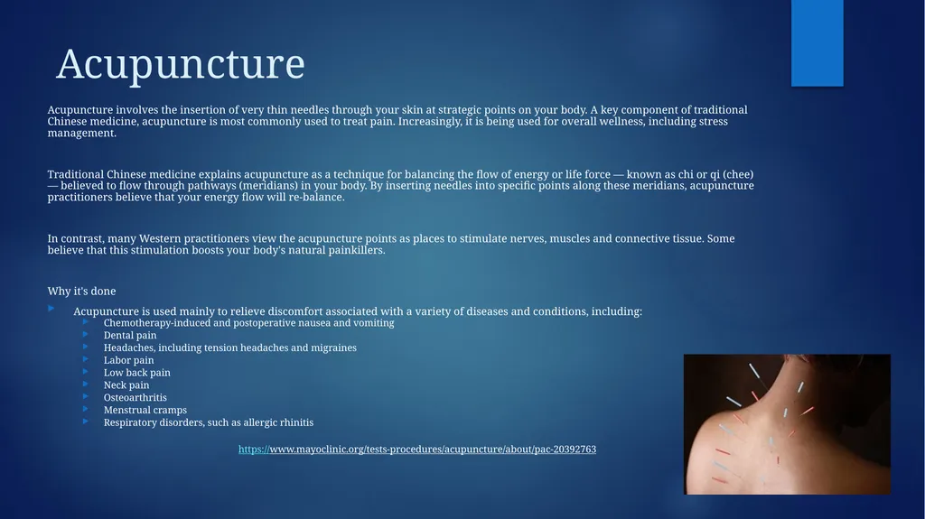 Complementary and Alternative Medicine (CAM) - slide 16 of 20