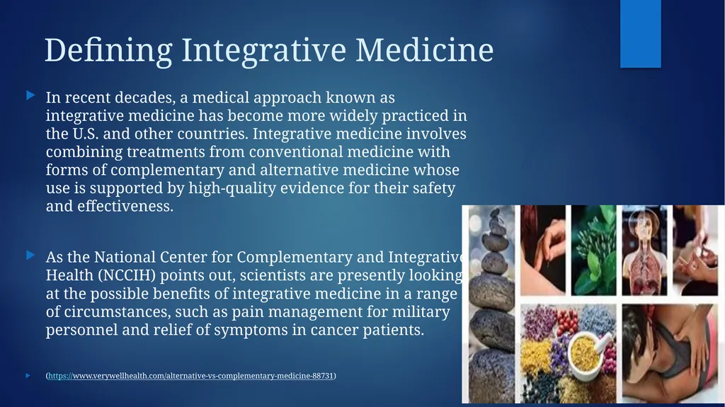 Complementary and Alternative Medicine (CAM) - slide 4 of 20