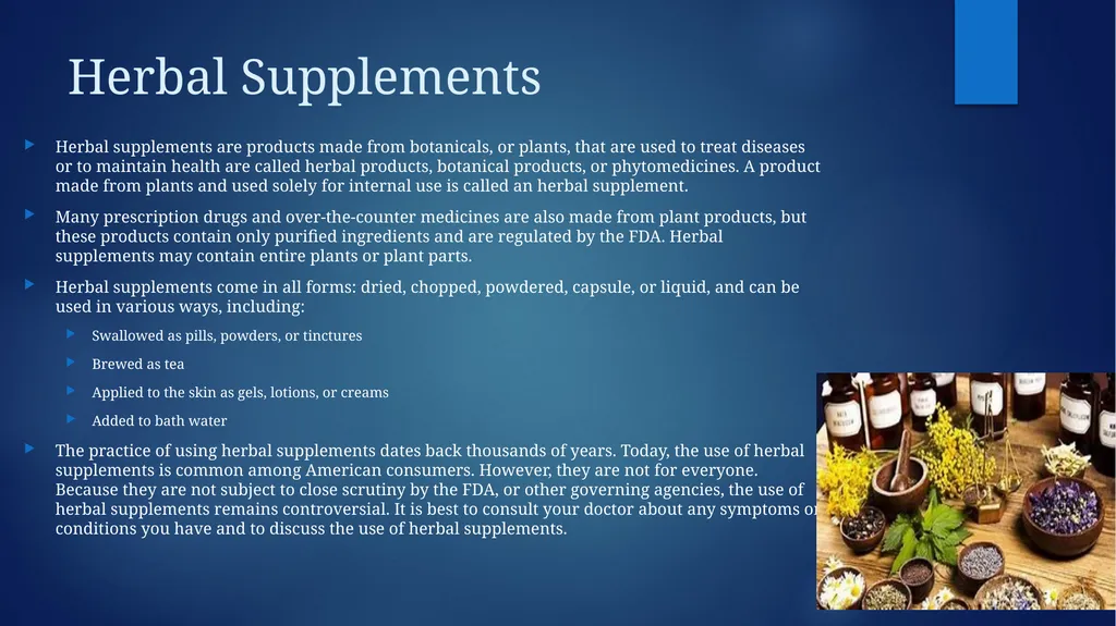 Complementary and Alternative Medicine (CAM) - slide 18 of 20