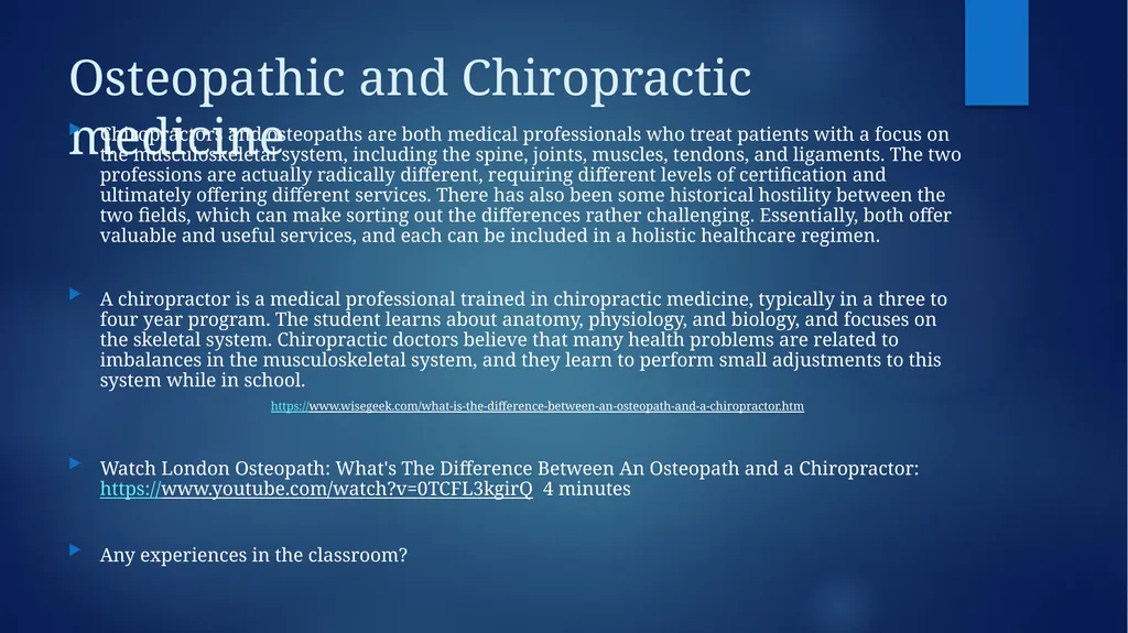 Complementary and Alternative Medicine (CAM) - slide 9 of 20