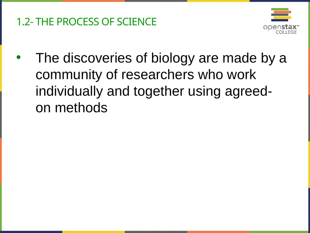 Concepts of Biology Chapter 1 INTRODUCTION TO - slide 32 of 45