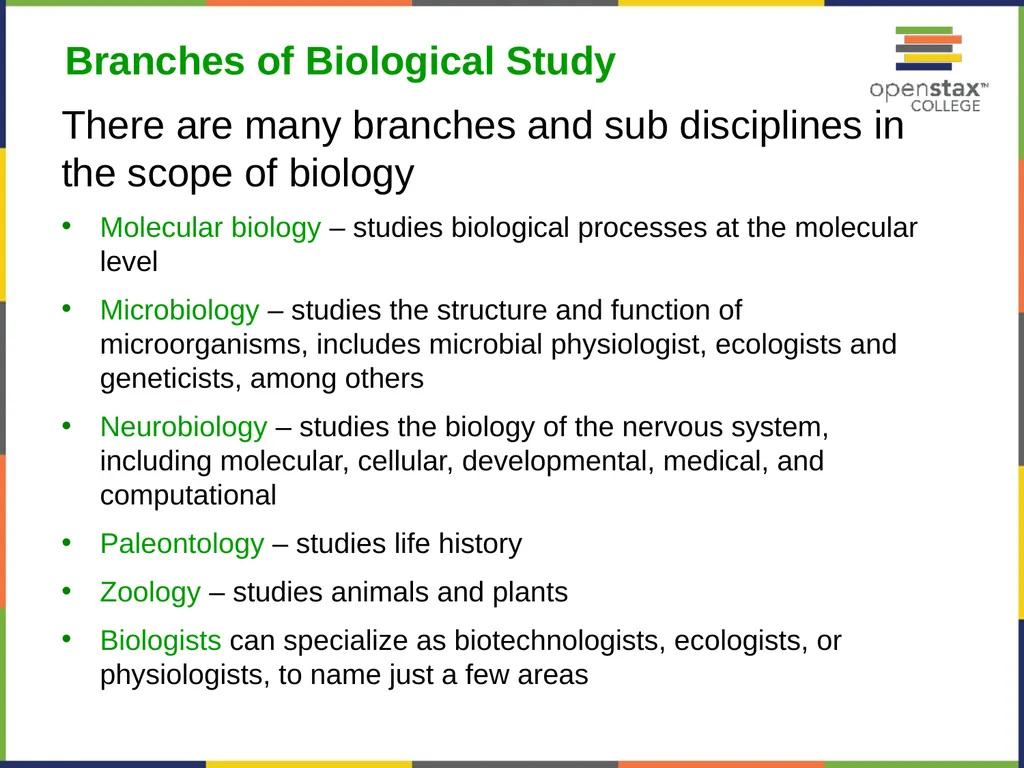 Concepts of Biology Chapter 1 INTRODUCTION TO - slide 27 of 45