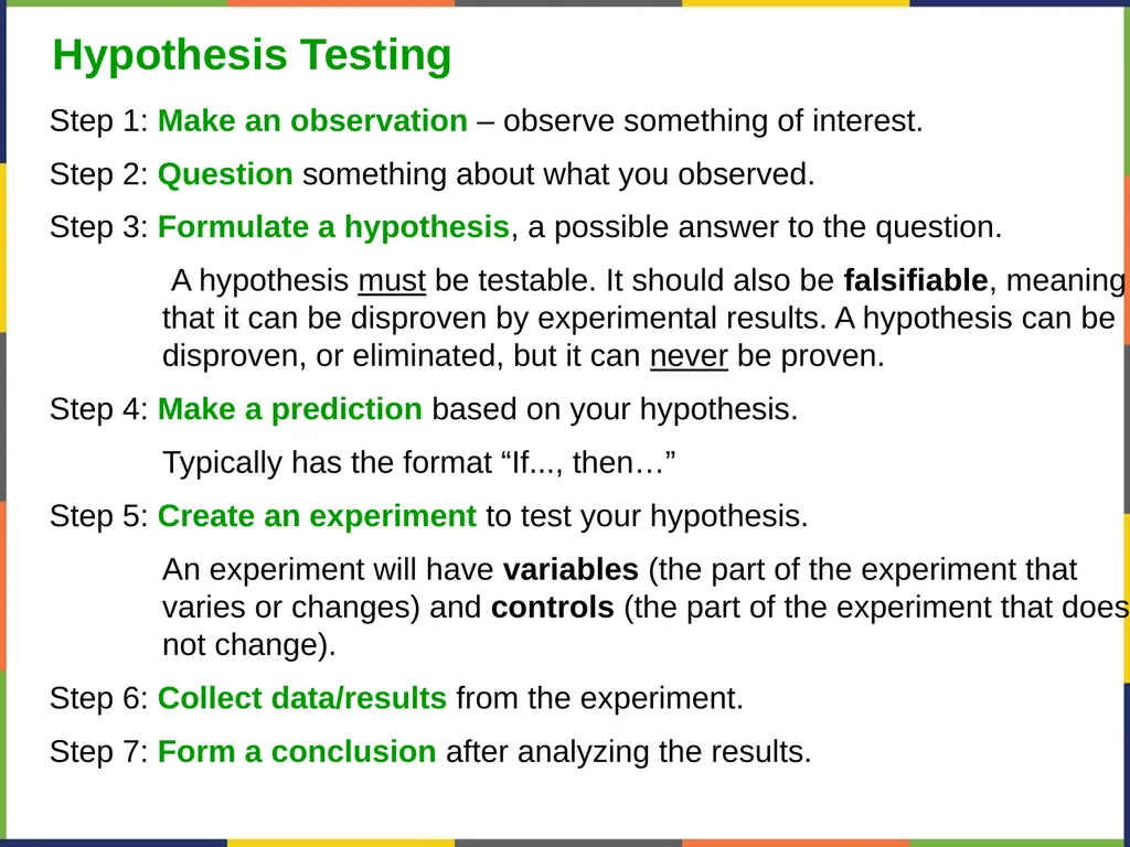Concepts of Biology Chapter 1 INTRODUCTION TO - slide 41 of 45