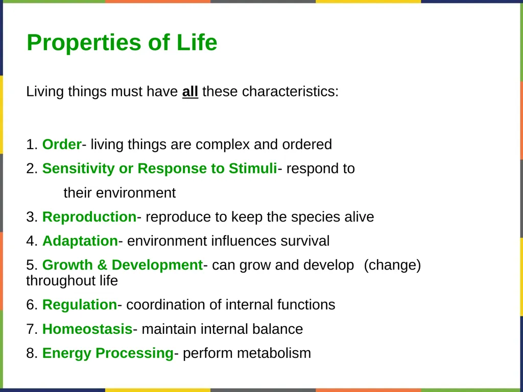 Concepts of Biology Chapter 1 INTRODUCTION TO - slide 5 of 45