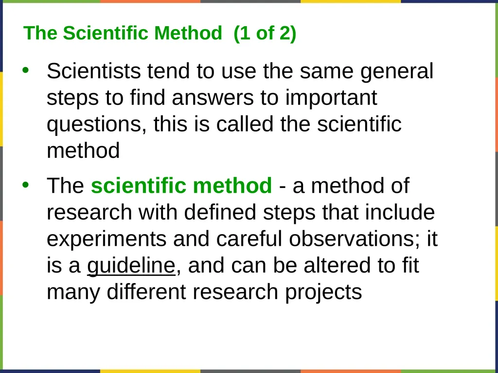 Concepts of Biology Chapter 1 INTRODUCTION TO - slide 34 of 45