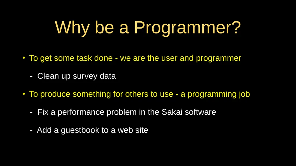 Why Program? Chapter 1 Python for Everybody - slide 5 of 45