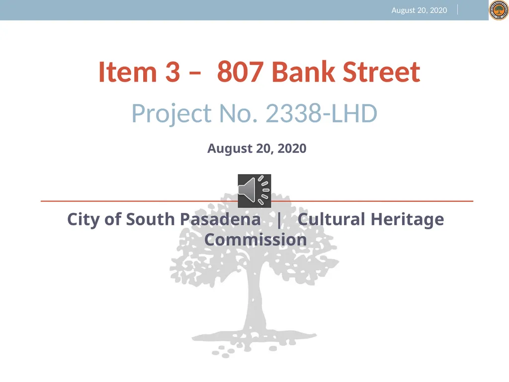 Request for Landmark Historic Designation located - slide 1 of 6
