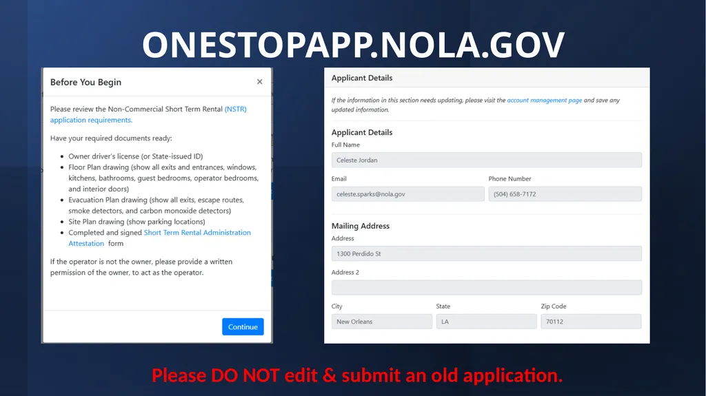 Non-Commercial Short-Term Rental Application - slide 34 of 58