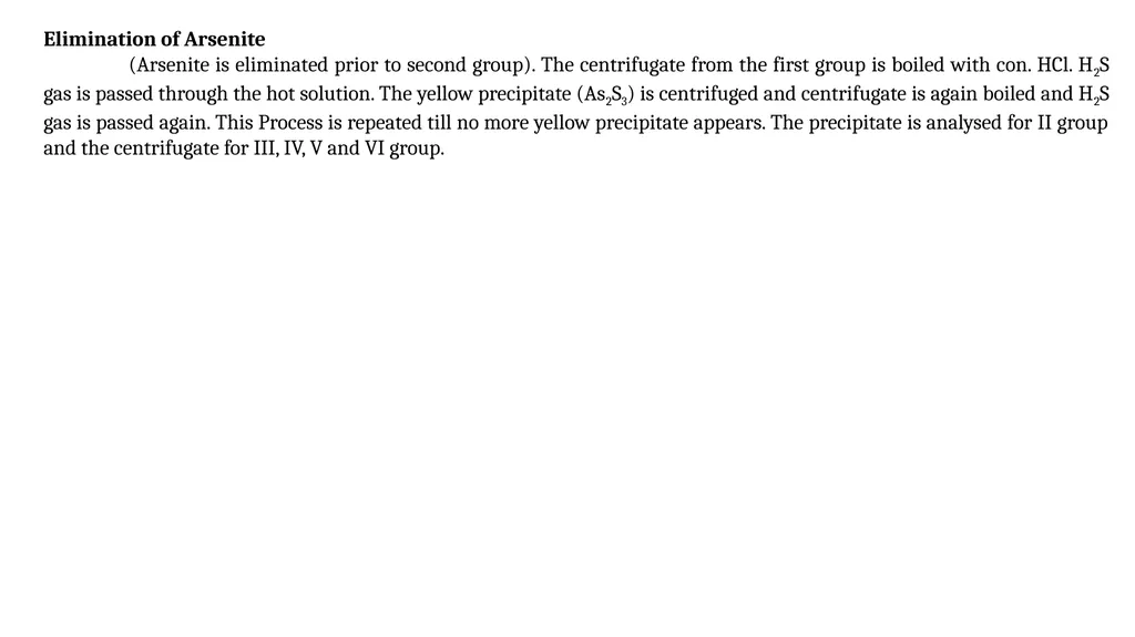 Inorganic Semi micro Qualitative analysis Dr. B. - slide 7 of 16