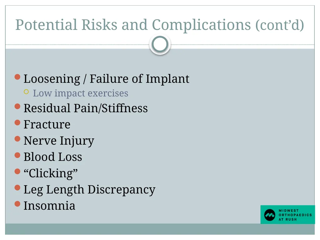 Welcome to Dr. Tad Gerlinger’s JOINT Replacement - slide 30 of 35