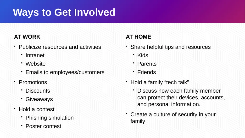 Cybersecurity Awareness Month 2023 How to stay - slide 19 of 23