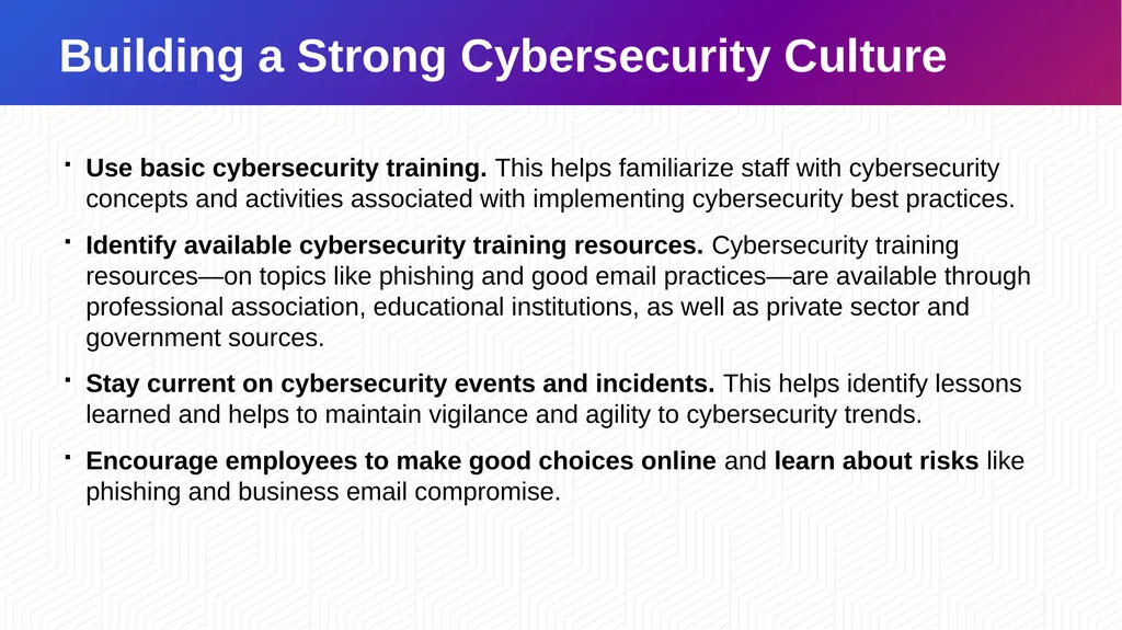 Cybersecurity Awareness Month 2023 How to stay - slide 21 of 23