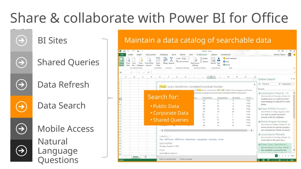 Power BI overview Unlock insights on any data - slide 15 of 21