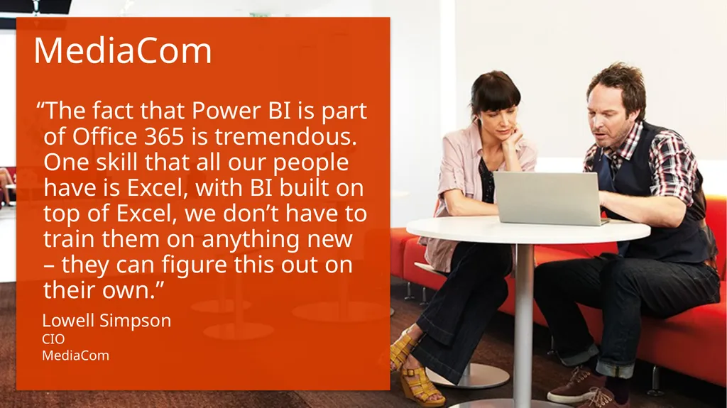 Power BI overview Unlock insights on any data - slide 19 of 21