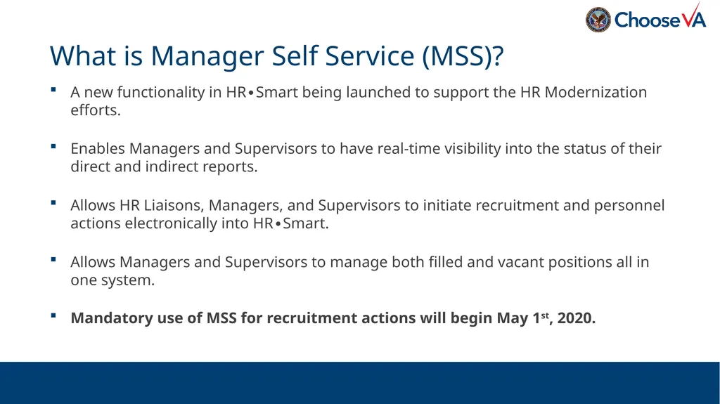 HR∙Smart Manager Self Service (MSS) Manager & - slide 4 of 87