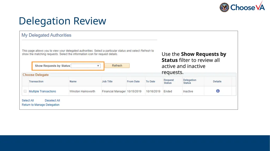HR∙Smart Manager Self Service (MSS) Manager & - slide 72 of 87