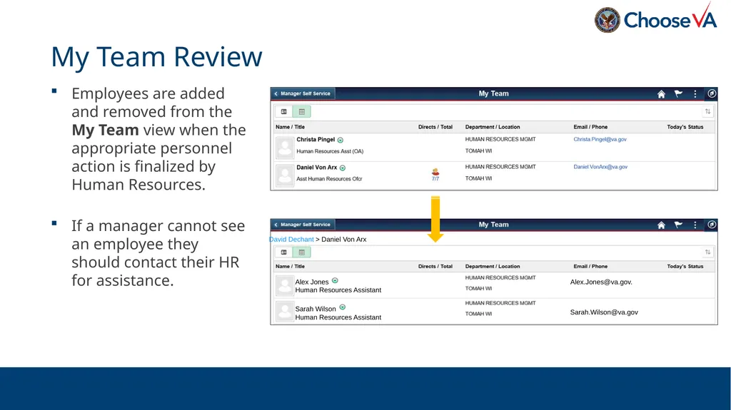 HR∙Smart Manager Self Service (MSS) Manager & - slide 26 of 87