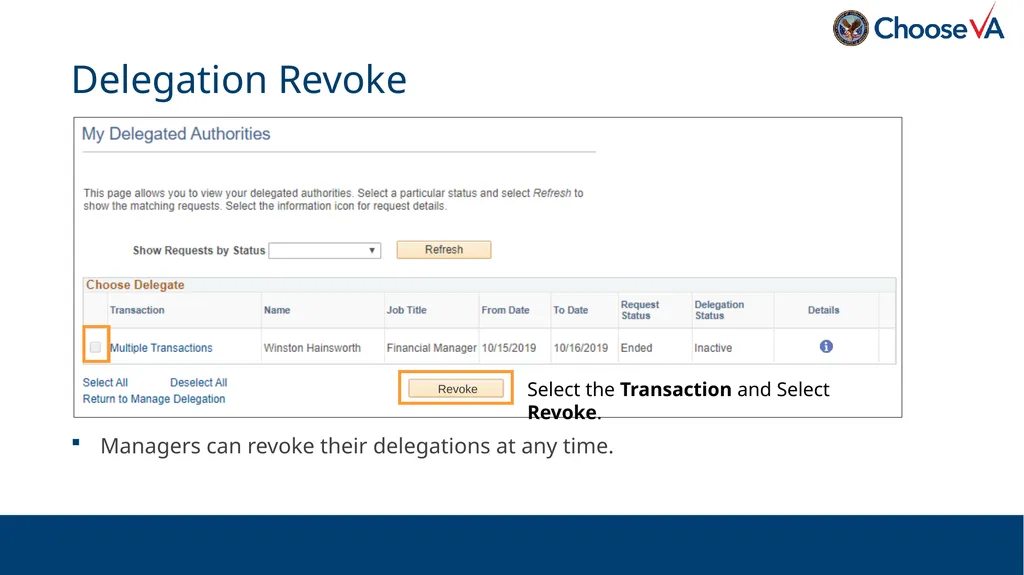 HR∙Smart Manager Self Service (MSS) Manager & - slide 73 of 87