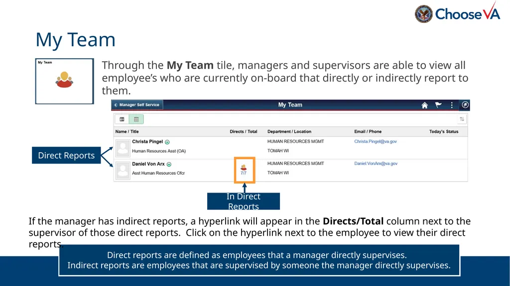 HR∙Smart Manager Self Service (MSS) Manager & - slide 24 of 87