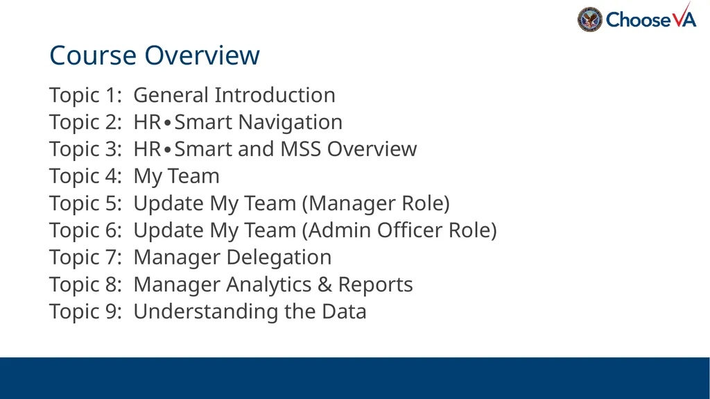 HR∙Smart Manager Self Service (MSS) Manager & - slide 2 of 87