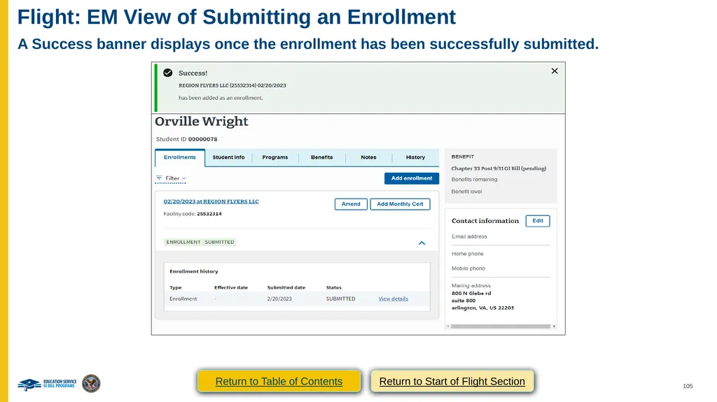 VA Paper-Based Forms to Enrollment Manager - slide 105 of 123