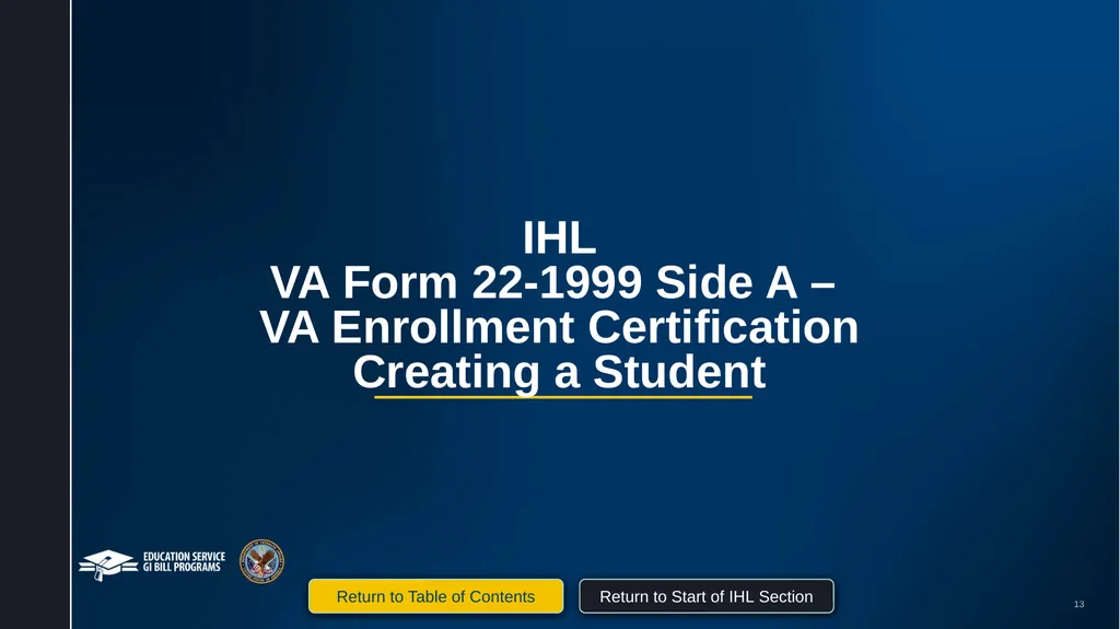 VA Paper-Based Forms to Enrollment Manager - slide 13 of 123