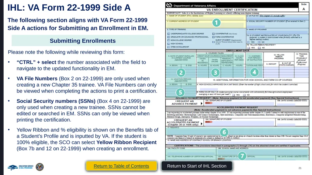 VA Paper-Based Forms to Enrollment Manager - slide 21 of 123