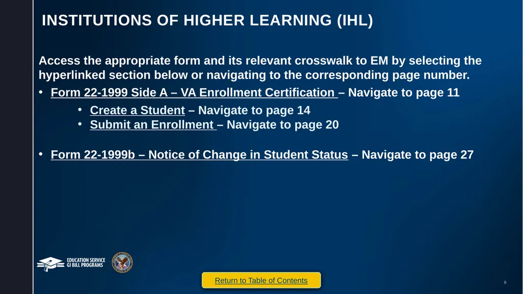 VA Paper-Based Forms to Enrollment Manager - slide 9 of 123