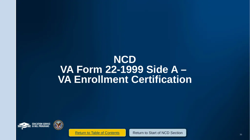 VA Paper-Based Forms to Enrollment Manager - slide 35 of 123