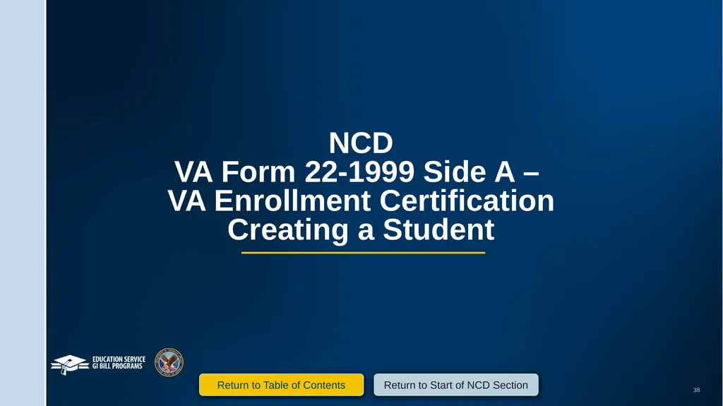 VA Paper-Based Forms to Enrollment Manager - slide 38 of 123