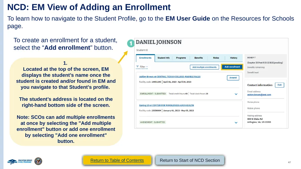 VA Paper-Based Forms to Enrollment Manager - slide 47 of 123