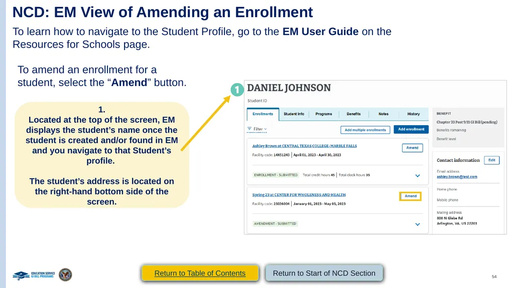 VA Paper-Based Forms to Enrollment Manager - slide 54 of 123